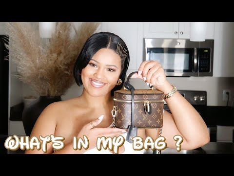 WHAT'S IN MY BAG!! Louis Vuitton Vanity PM