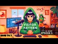 Visitor pattern | Design pattern | [Ep 5] | #VisitorPattern #JavaProgramming  #CodingTutorials