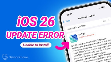 Unable to Install iOS 26 Update? Fix it and Update iOS 26 Official Now!