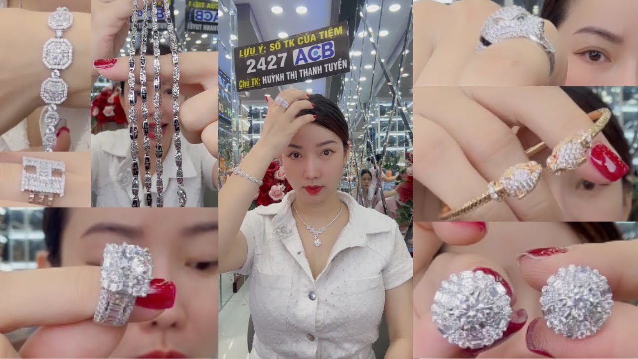 Tiệm vàng Kim Hương Dinh Bán Vàng bạch kim 750 Sale... - youtube