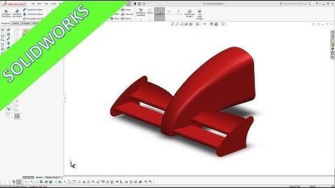 F1 Front-Wing - SolidWorks 2017 Training - Part Design