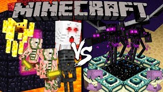 The Nether vs. The End - Minecraft