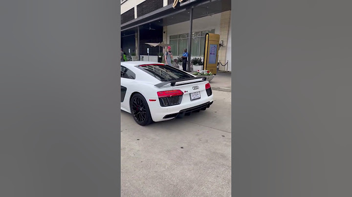 Amazing V10 Audi R8 Exhaust