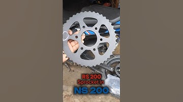 RS 200 chain sprocket in NS 200