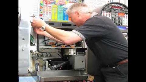 Replacing Light Bulbs - Slot machine