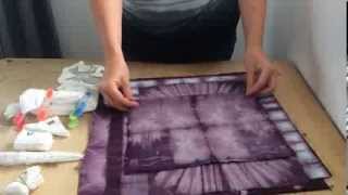 Shibori folding tutorial