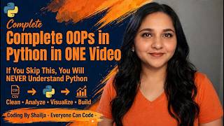 Complete OOPs in Python in ONE Video   If You Skip This, You Will NEVER Understand Python