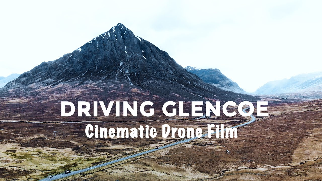 Driving Glencoe | Cinematic Drone Film | Relaxing Music | Scotland (UK)