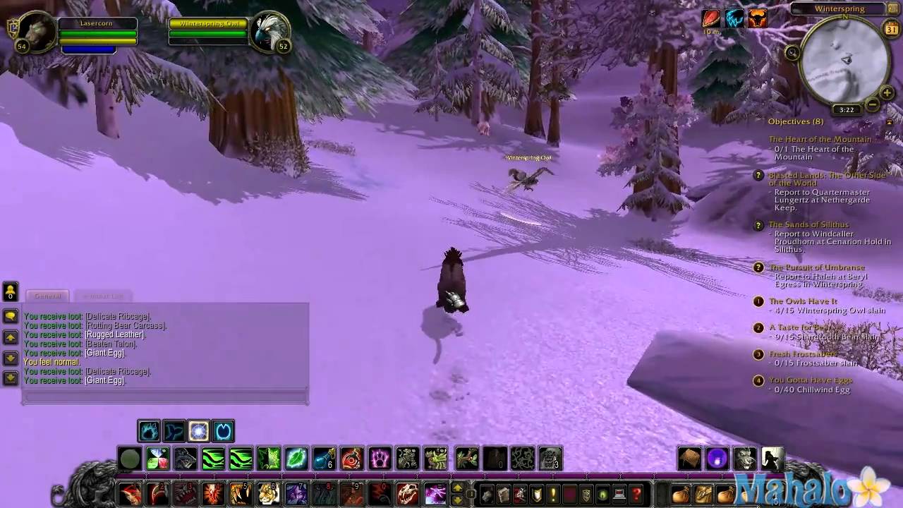 WoW Cataclysm Walkthrough Winterspring Part 14 - YouTube