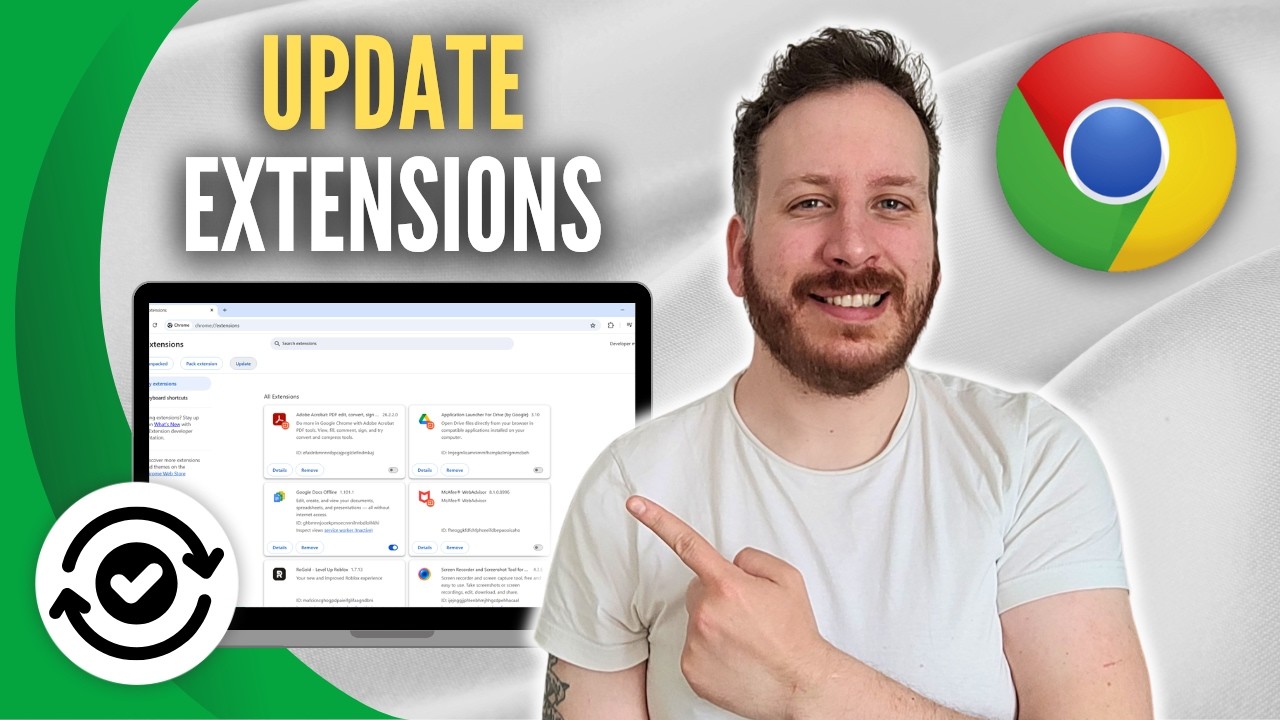 How To Update Google Chrome Extensions - YouTube