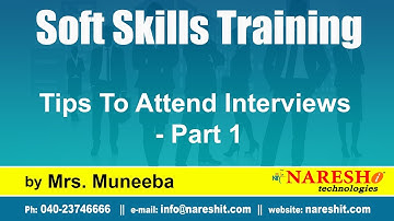 Tips To Attend Interviews - Part 1 | Soft Skills Tutorial