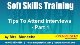 Tips To Attend Interviews - Part 1 | Soft Skills Tutorial screenshot 3