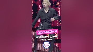 BERANI TAMPIL BEDA! Logo Brand Versace di Kepala | K-Pop Chaebol #shortsvideo #shortsviral #shorts