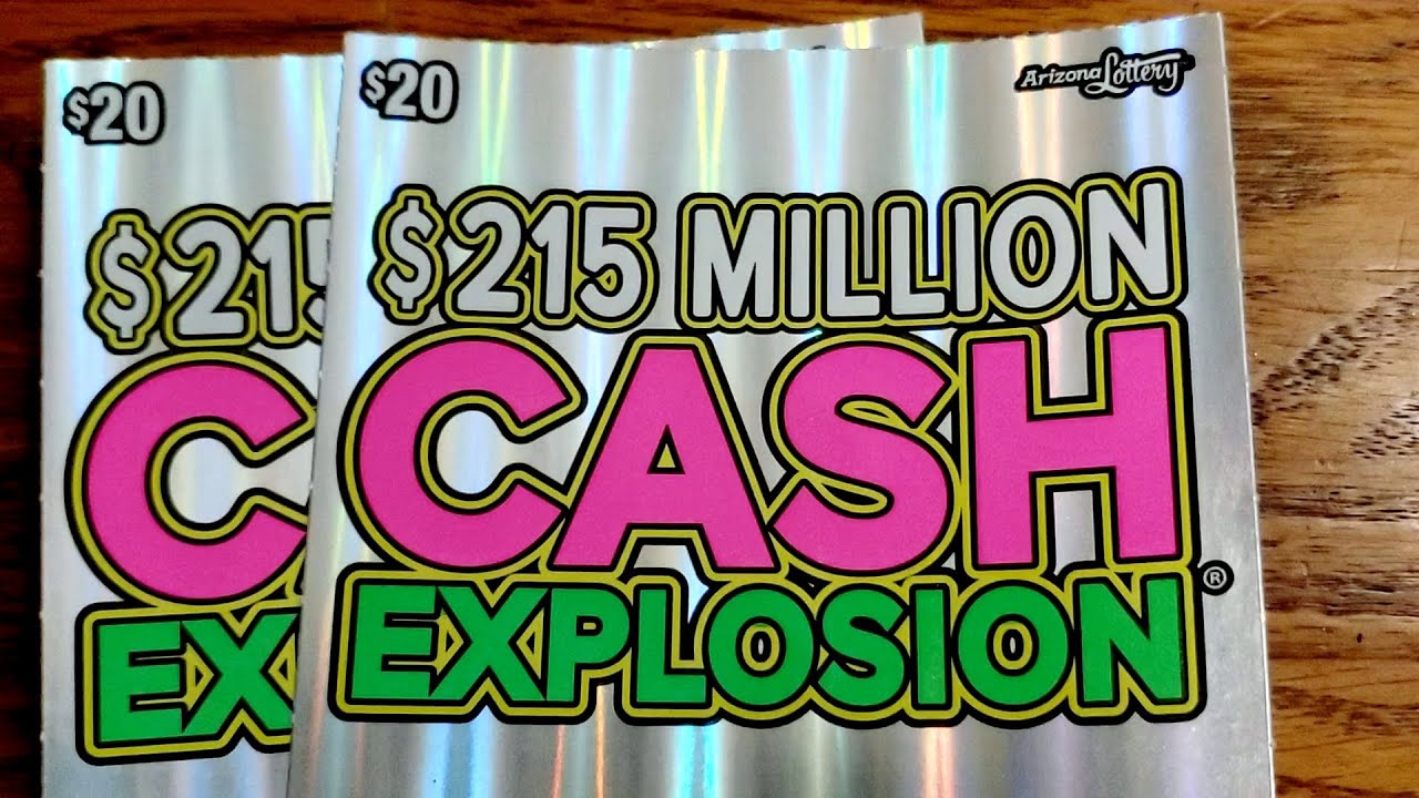 Arizona lottery CASH EXPLOSION TICKETS YouTube