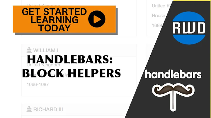 Handlebars: How to Build Template Based Websites - Richer Experiences with Custom Block Helpers