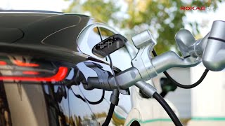 Unlocking the Future: ROKAE's Smart Cobot Transforms EV Charging #robot #evcharging #automation