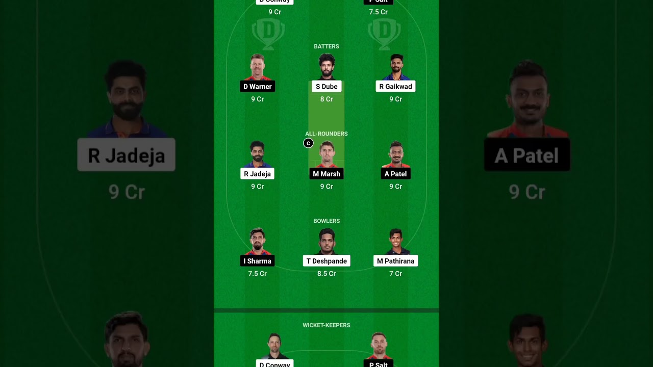 IPL 2023 / CSK vs DC/ Dream 11 Prediction / CSK VS DC Dream11 TEAM / Today Dream11 Team / PLAYING 11