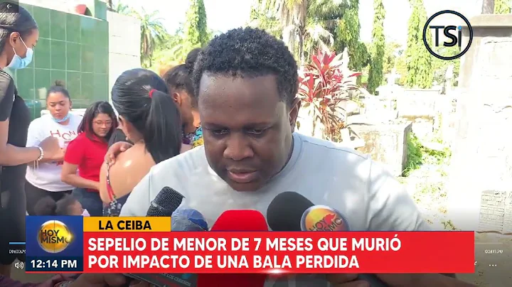 Sepelio de menor de 7 meses que muri por impacto d...