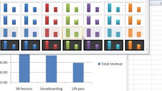 Creating a Column Graph / Chart in Microsoft Excel Spreadsheet Software screenshot 2