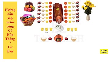 Hướng dẫn sắp mâm cúng Cô Hồn Tháng 7 âm lịch đầy đủ nhất - Mâm cúng có Heo Quay | Đồ Cúng Tâm Linh