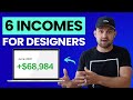 My 6 Income Streams as a Web Designer