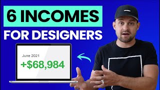 My 6 Income Streams as a Web Designer