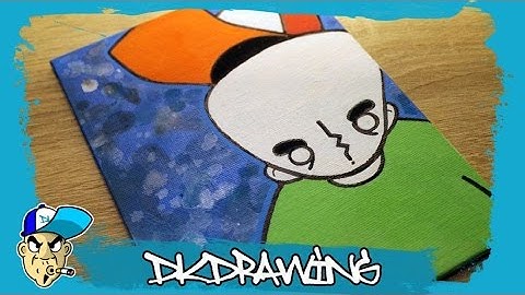 Graffiti Tutorial for beginners - How to create a splattered backgorund on canvas