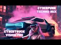 Cybertruck vision pro  cyberpunk dark techno  ebm  industrial type beat mix 4k ai visualizer