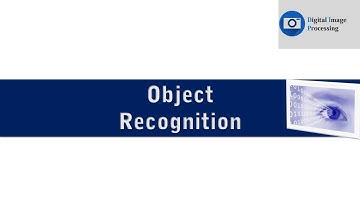Introduction to Object Recognition