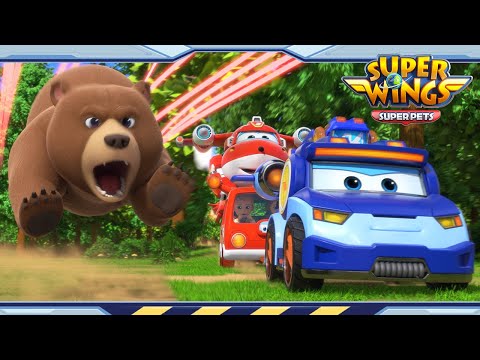 Royal Puppy Campers | Super Wings Season 5 | Super Wings Super Pets | Ep34
