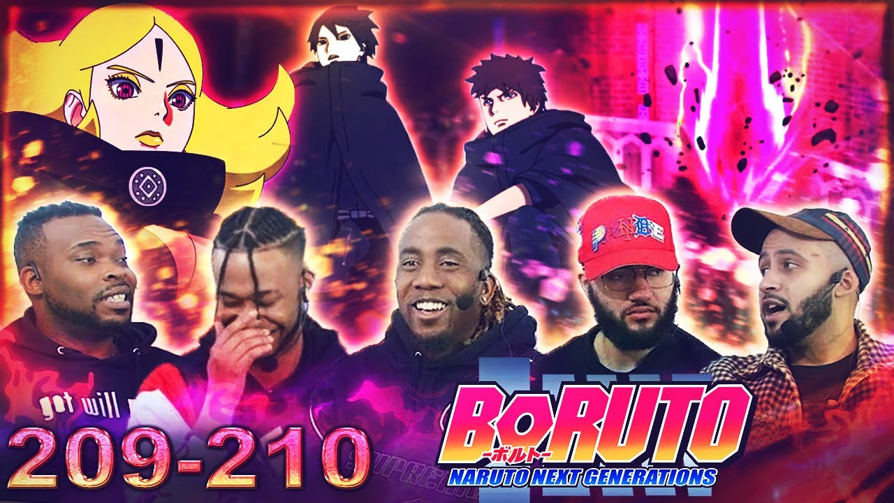 Реакция/обзор Boruto 209 и 210