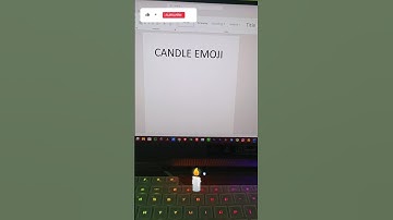 Microsoft word Candle emoji  #msoffice shortvideo #trending #viral #trick #msoffice #trendingshorts