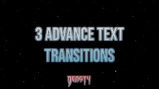 Alight Motion Tutorial #27 | 3 ADVANCE TEXT TRANSITIONS JUST LIKE AE (Tagalog)