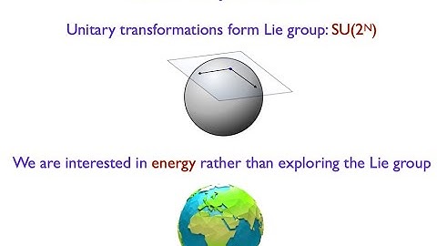 Lecture 4: Various ansatzes for VQE unitaries