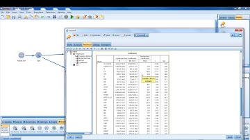 IBM SPSS Using a Regression Node