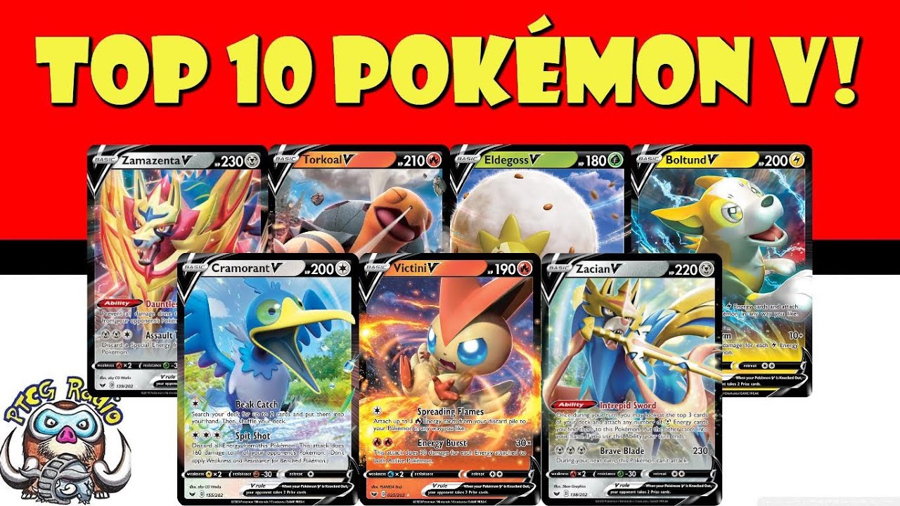 The Top 10 Pokemon V Cards! 