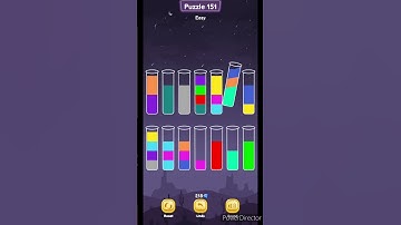 Water Color Sort Puzzle 151 #shorts