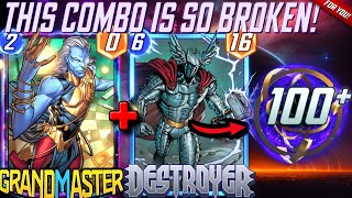 This GRANDMASTER DESTROY Deck IS SO BUSTED RN! | Marvel SNAP