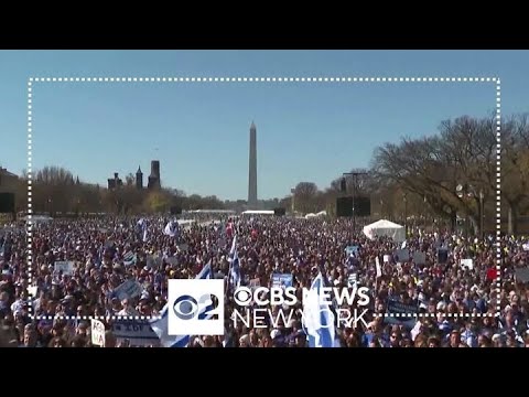 March for Israel wraps up in Washington D.C. - YouTube