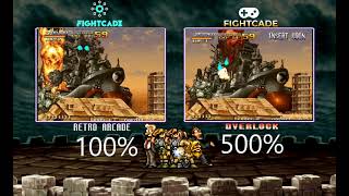 [Fightcade]Metal Slug 2 CPU Overclock Comparison   메탈슬러그2 CPU 오버클럭 비교영상 screenshot 1