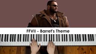 Final Fantasy VII - Barret's Theme (Piano Cover)  | Dedication 741