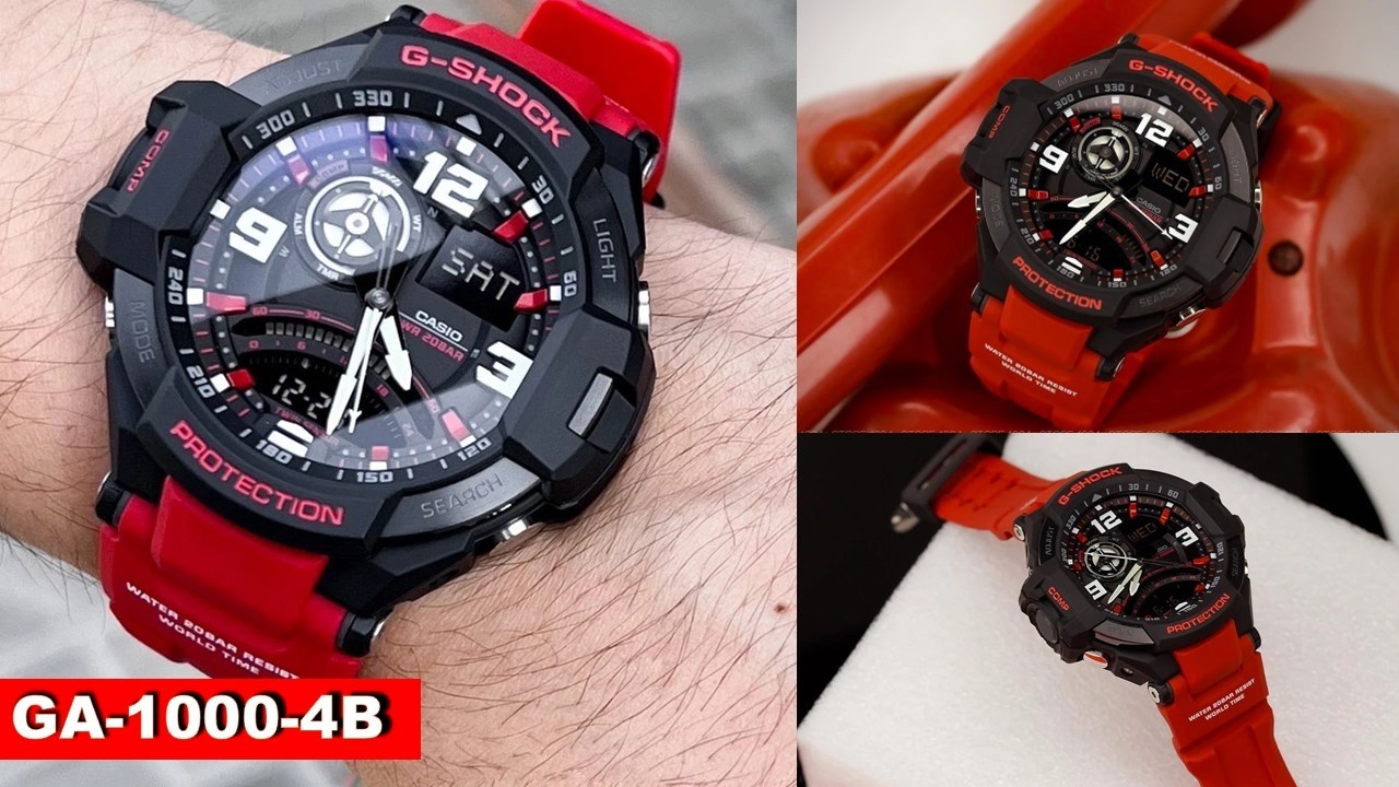 Casio G-Shock GA-1000-4B Aviation Watch - What Watch to Buy in