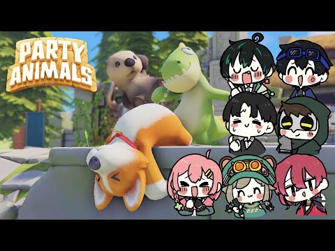とびユニで流行りの動物大乱闘ゲーム！！【とびユニ/Party Animals】