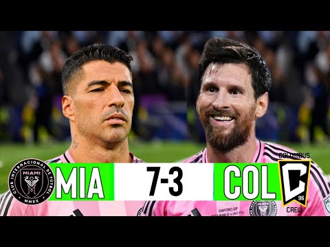 777terbang x dinasti168 - Inter Miami vs Columbus ( 7-3 ) | Sorotan Pertandingan & Gol Lengkap