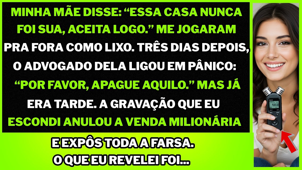 Minha mãe tomou a casa que herdei como se fosse dela até eu bloquear o contrato milionário que...
