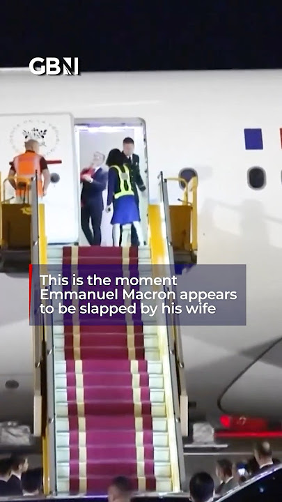 Macron SLAPPED by wife - CAUGHT ON CAMERA