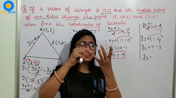 JEE Level questions on Centroid of triangle, Coordinate Geometry class 11, L17, JEE Main 2021