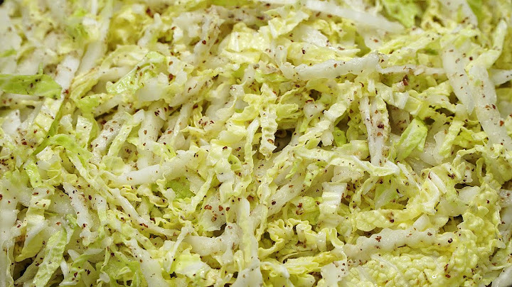 Cabbage salad recipe.