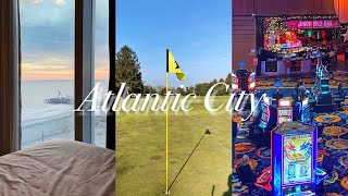 🇺🇸 미국 vlog : 뉴욕 근교 Atlantic City 2박 3일 feat. 골프, 카지노, 휴식 | 첫 라운딩 ⛳️