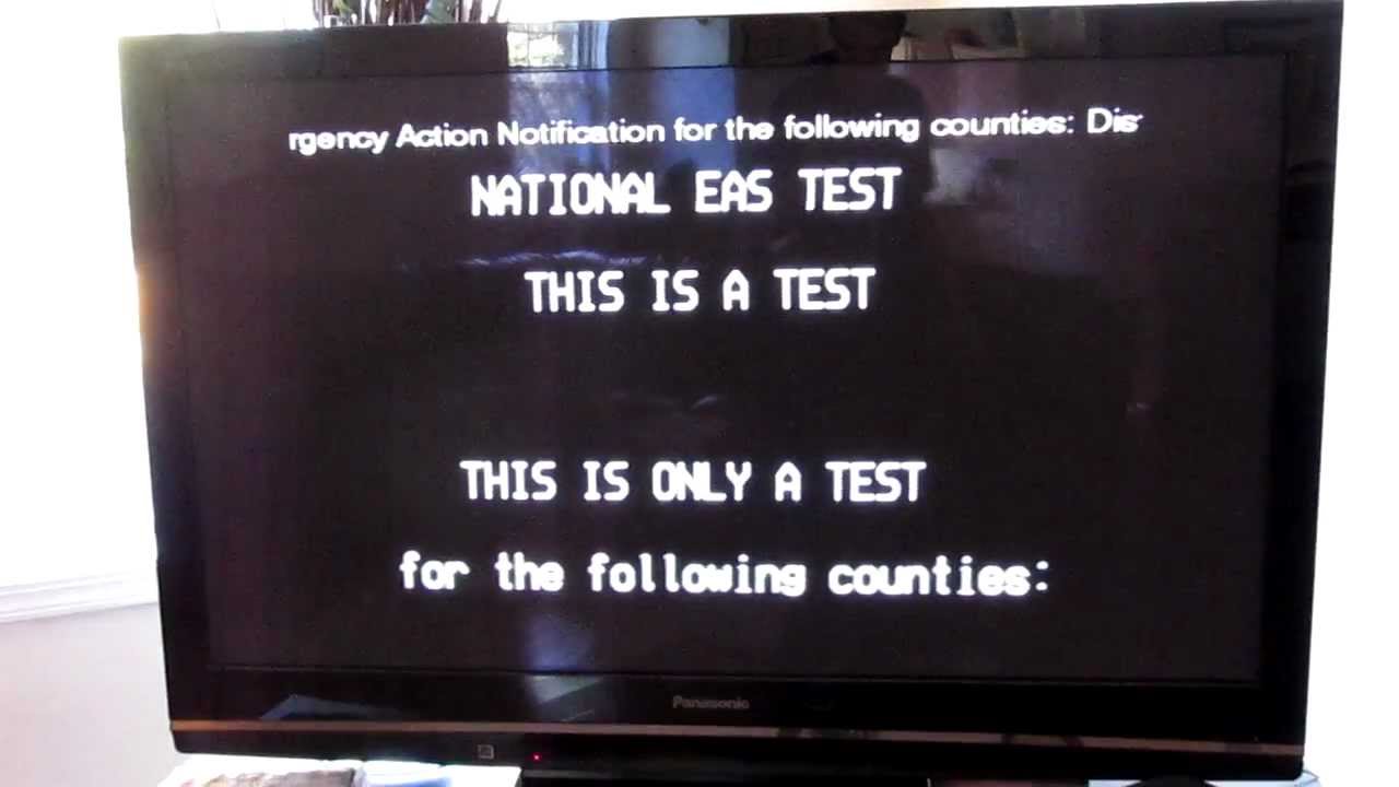 First national EAS test Emergency Alert System CNN HD - YouTube